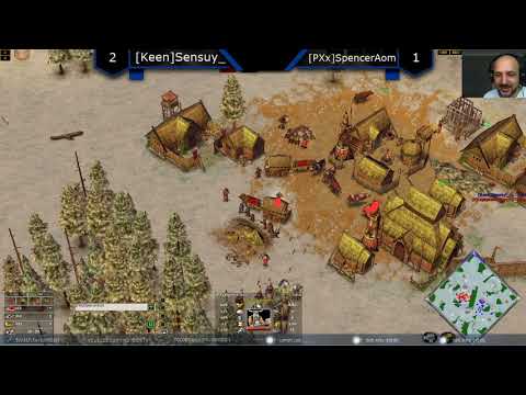 [Keen]Sensuy_ vs [PXx]SpenserAoM - Age of Mythology: The Titans (Game 4) ft. ChronoJJ