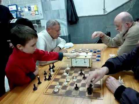 Cherniaiev Tykhon 7 y.o.(2082) vs. Sobolev Artur (2179), 1-0, 3+0. Ukraine. Kharkov. 10/10/2017