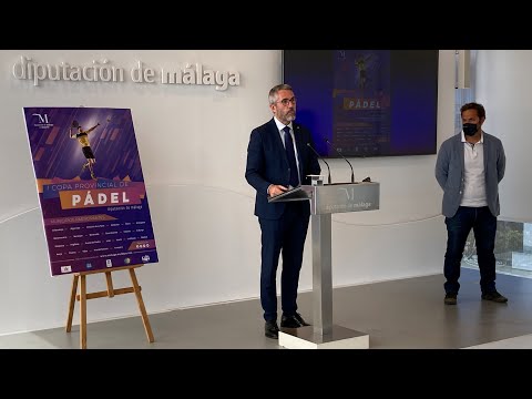 Presentacin de la I Copa Provincial de Pdel Diputacin de Mlaga