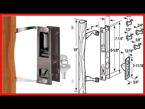 Prime-Line C 1032 Keyed Sliding Glass Door Handle Set – Replace Old or Damaged Door Handles Quickly