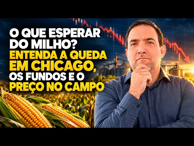 O Que Esperar do Milho? Entenda a Queda em Chicago, os Fundos e o Preço no Campo