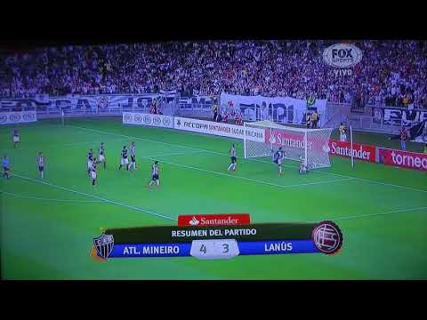 Atl MINEIRO 4 3 LANÚS  RECOPA SANTANDER SUDAMERICANA 2014 23072014 FOX SPORTS HD