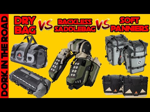 Rackless Saddlebags vs Soft Panniers vs Dry Bags: Motorcycle Soft Luggage 101
