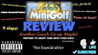 Infinite MiniGolf - Party golf Night! - [Initial Hands-on Review] - Couch Co-op - PS4 - PSnow