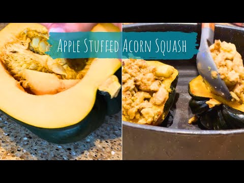 Apple stuffed acorn squash recipe