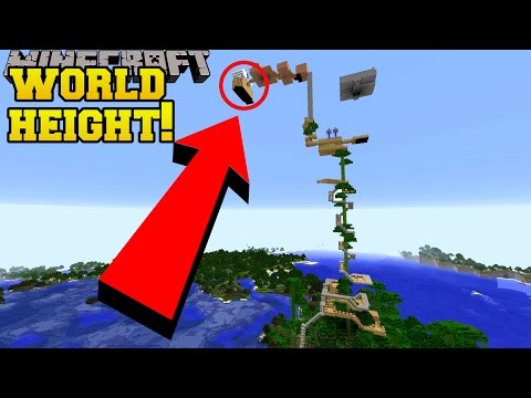 I BUILT THIS TREE HOUSE UP TO WORLD HEIGHT!!!