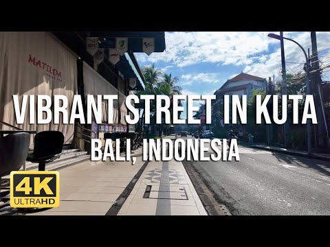 ICONIC AND VIBRANT KARTIKA PLAZA STREET IN HEART OF KUTA BALI INDONESIA WALKING TOUR | SOLE SEEKER