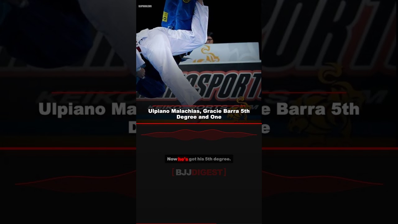 Ulpiano Malachias, Gracie Barra 5th Degree and One #Shorts