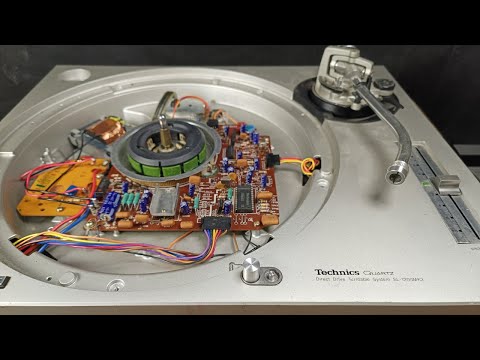 Technics SL-1200 MK2 converted to 220 Volts/60Hz