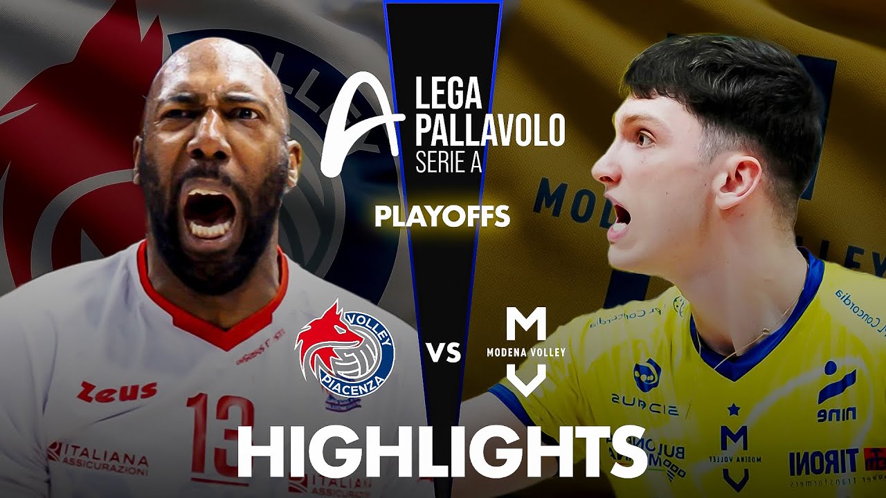Piacenza vs Modena | Highlights | Italian Volleyball Giải Playoffs 2026 | Game 4