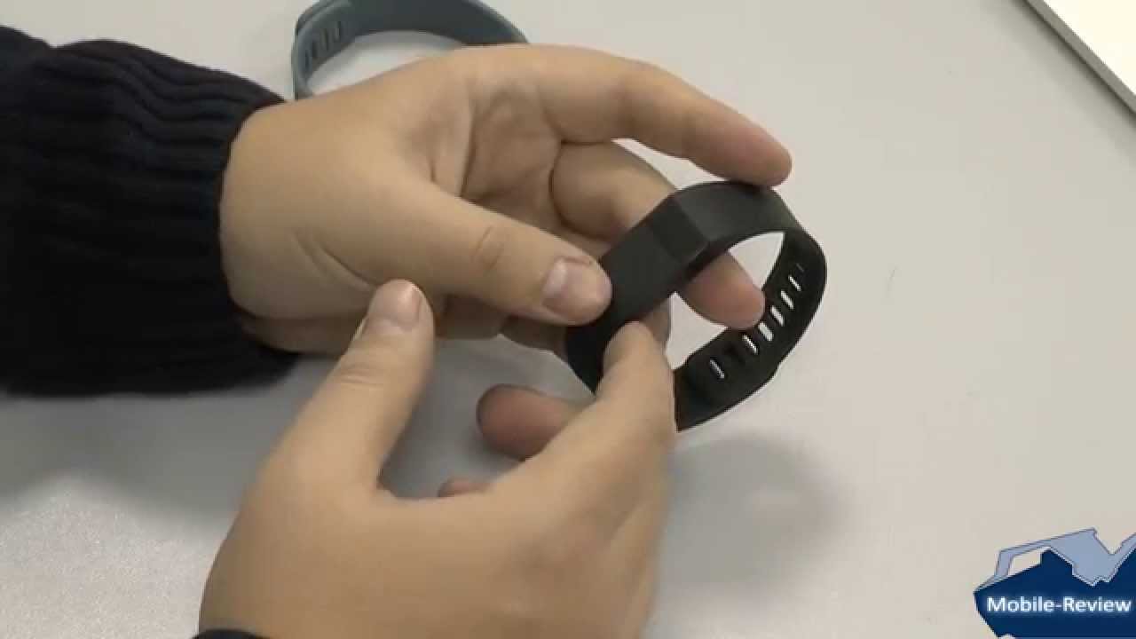 Умный браслет Fitbit Charge, тёмно-серый (L)