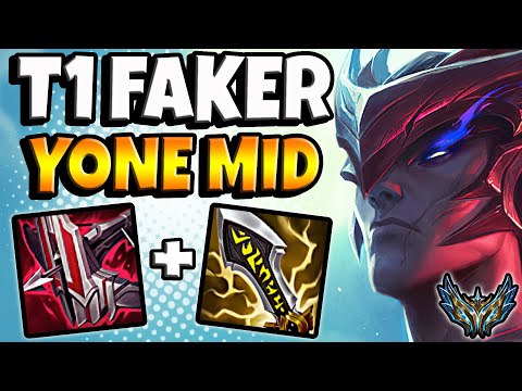 T1 Faker YONE vs YASUO [ MID ] Patch 12.12 Korea Challenger ✅