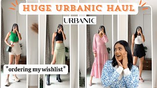 Huge Urbanic Haul | Ordering my Wishlist | Try-on Haul | Tops, skirt, dress and more! |