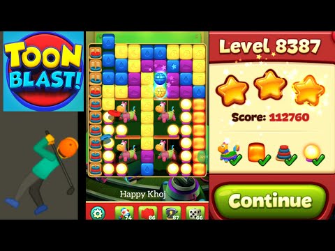 Toon Blast Level 8387 👍✨🤺