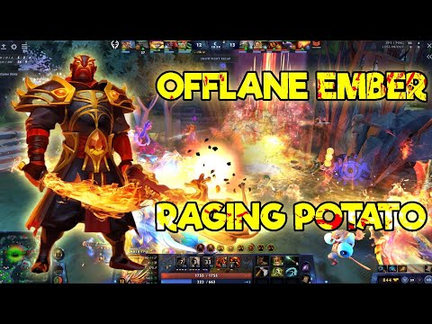 Offlane Ember Raging Potato Pro Gameplay | DPC NA Division Team SMG Vs Execration