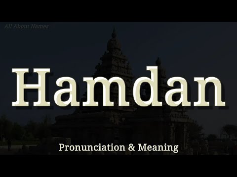 Hamdan: Pronunciation and Meaning 