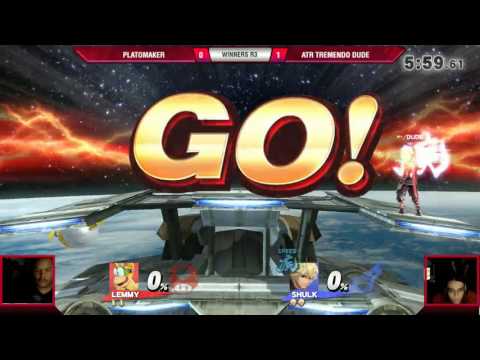 VS Weekly 6/1/17 - Winners R3 - Platomaker (BowserJr) vs Tremendo Dude (Shulk) - Smash 4