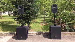 Video thumbnail for DB Technologies Cromo 10+ and RCF 4Pro 8003-as Soundcheck by Technikfreak