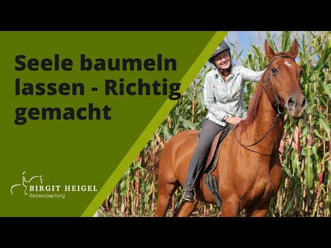 Seele baumeln lassen im Gelände - Wie geht das? I Angst am und auf dem Pferd I