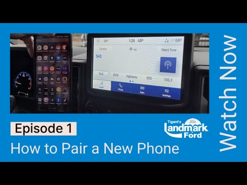 How to Pair a New Phone to You Ford Sync 4 System