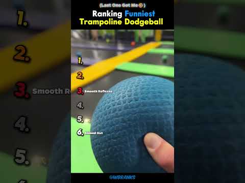 Ranking Funniest Trampoline Dodgeball😂