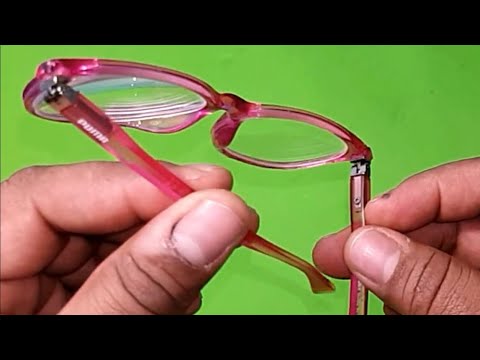 How to fix broken glasses at home / How to fix a broken eyeglass frame joint
