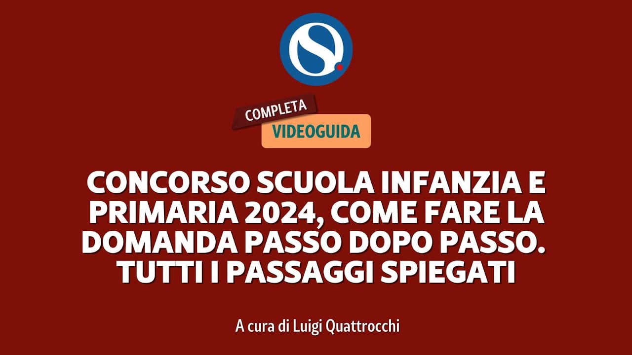 Concorso scuola PNRR 2, infanzia e primaria: come fare la domanda passo dopo passo