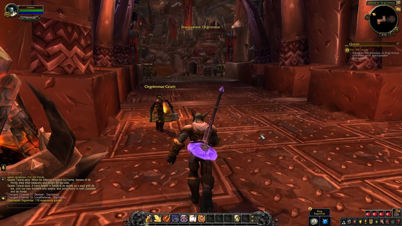 For the Horde Quest ID 55137 Playthrough WoW