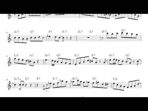 Squatty Roo - Ralph Moore (Bb) Transcription