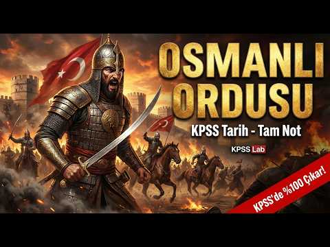 63) KPSS / AGS History 2026 - The Army in the Ottoman Empire - KPSS Lab