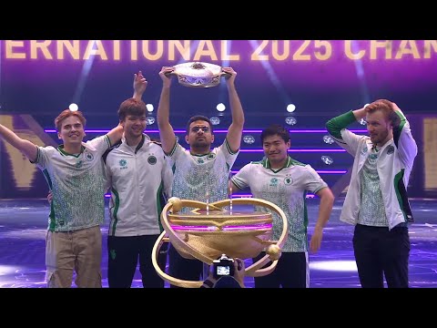 Team Falcons' The International 14 (2025) Winning Moment