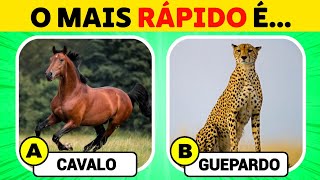 🦁 Você Realmente Conhece os ANIMAIS? 🧠🦈🐾 Quiz de Conhecimento Sobre 15 Animais | #quiz #botquiz