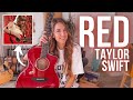 How Taylor Swift plays RED on guitar🎸