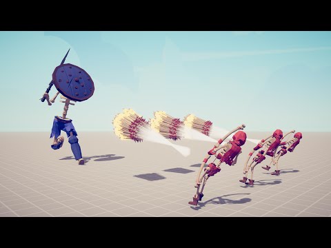 SKELETON GIANT vs 3x EVERY GOD - Totally Accurate Battle Simulator TABS