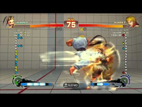SSF4 AE: torowa360 (Ibuki) vs LeviStrauss1829 (Ken) - Ranked Match (720p HD)