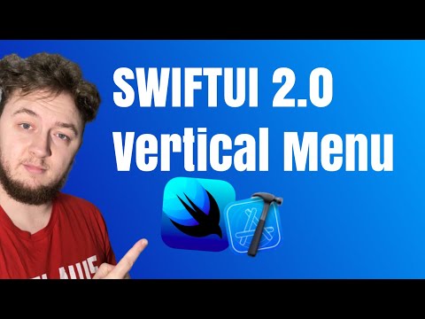 SwiftUI Tutorial - How to create a Vertical Menu using Xcode 12 and SwftiUI 2.0 2020