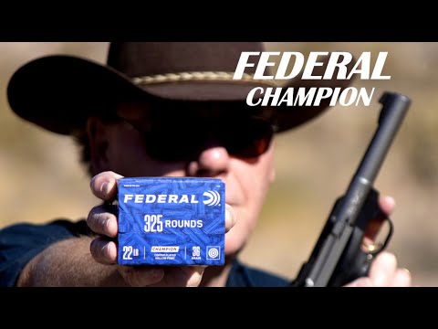 Federal Champion .22 Rimfire Ammo - 5 Gun Reliability Test - Not Happy - My Ruger Doesn't Like It!