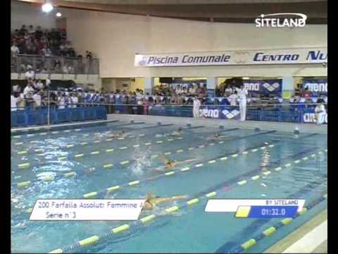 Serie 3 dei 200 Farfalla  Assoluti Femmine Agonisti -  Meeting di Halloween 8  Trofeo citta' di Ros