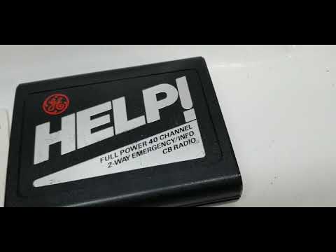 General Electric HELP emergency cb radio