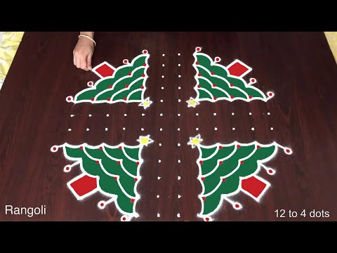 12 to 4 Dots Kolam