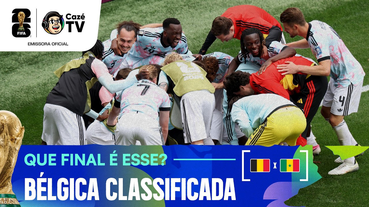 UMA VIRADA HISTÓRICA! ASSISTA AOS MINUTOS FINAIS DA PRORROGAÇÃO ENTRE BÉLGICA E SENEGAL