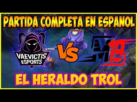 VAEVICTIS ESPORTS Team Femenino vs M19 - Partida completa en español 😲