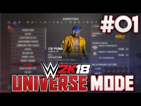 WWE2K18 - NXT Universe Mode w/ CMPuma - LET'S BATTLE ROYAL - Episode 1