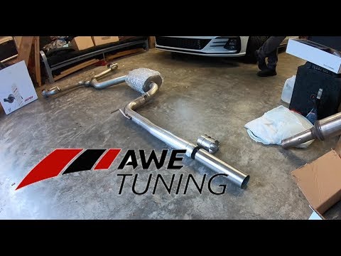 MK7.5 GTI - Installing the AWE Tuning Track Catback Exhaust