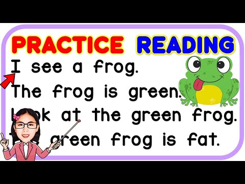 EASY READING LESSON FOR KIDS | PRACTICE AND LEARN TO READ | READING TUTORIAL KIDS | TEACHER AYA