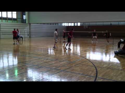 Bamberg badminton 032012 StefanSebi Dreamteam