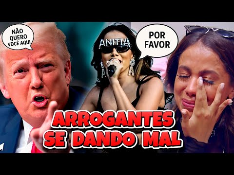 Arrogant celebrities getting their comeuppance.