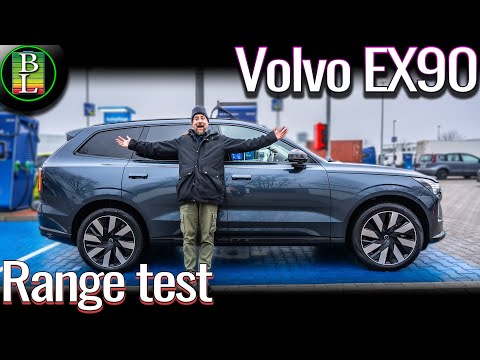 First range test with the Volvo EX90 Twin Performance