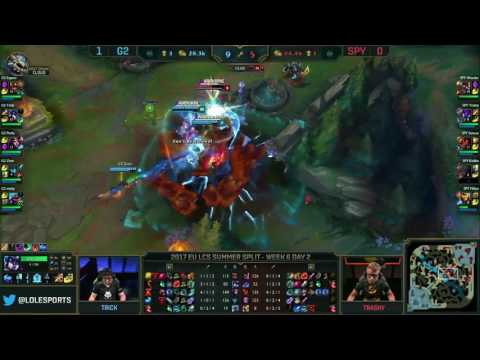 SPY vs G2 Highlights Game 2 EU LCS SUMMER 2017