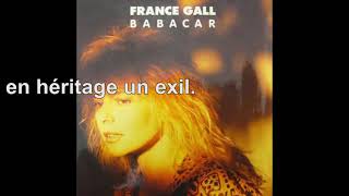 France Gall - Babacar [Paroles Audio HQ]